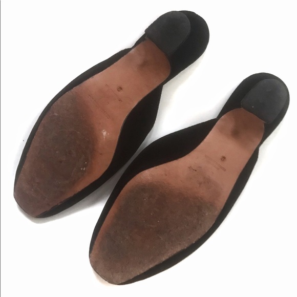 Vintage Velvet Leather Slipper Mules - Picture 3 of 5